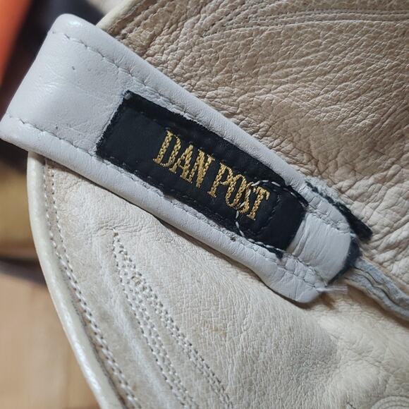 Dan Post 4061 Women's Vintage Cowboy Boots Aligator Embroidered Western Cowgirl - Picture 8 of 8